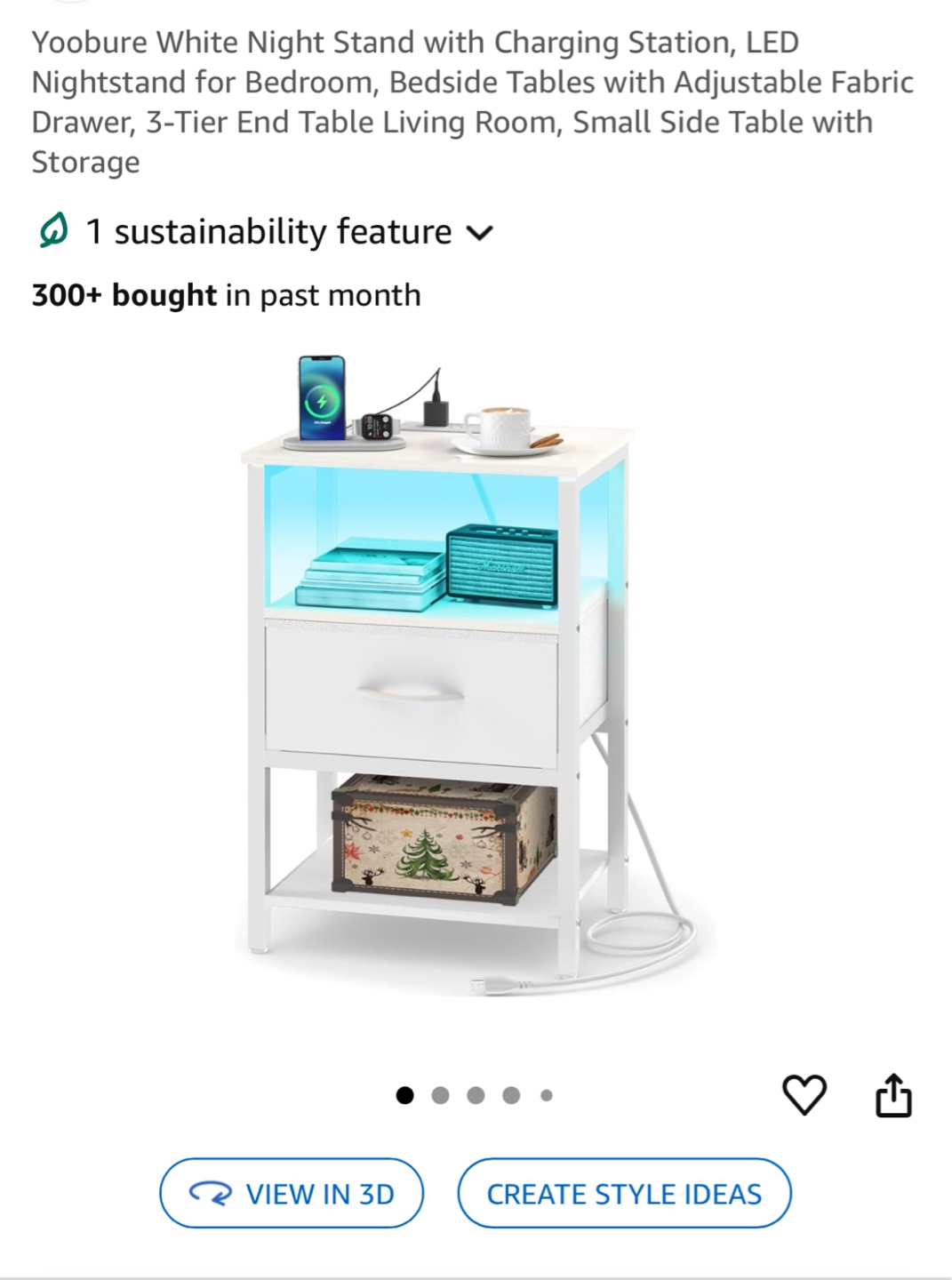 White Nightstand - photo 2