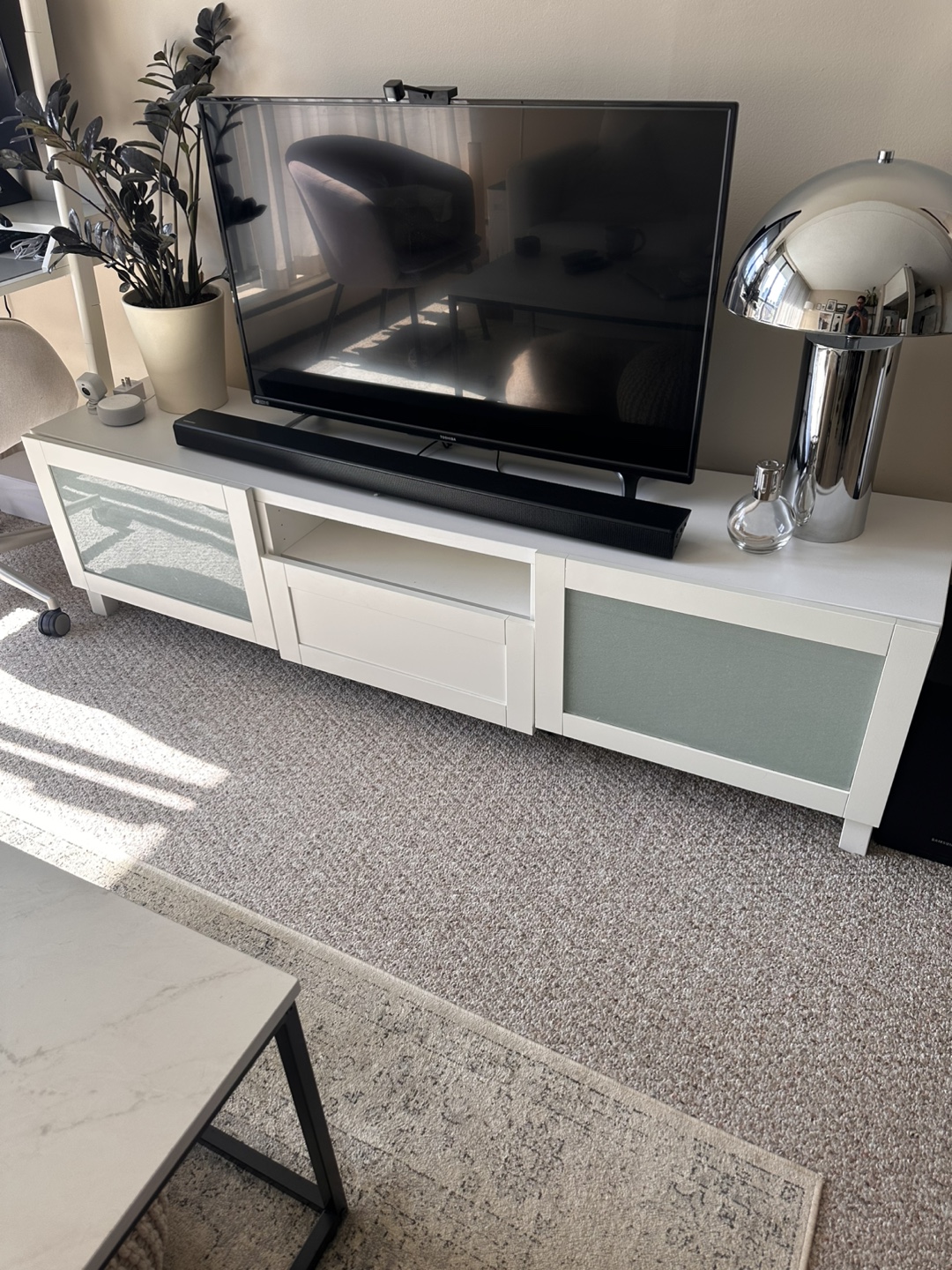 IKEA BESTÅ TV unit white