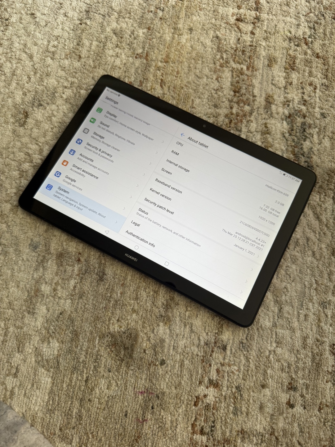 Huawei MediaPad T5 Android Tablet - 2GB RAM, 16GB Storage - photo 4