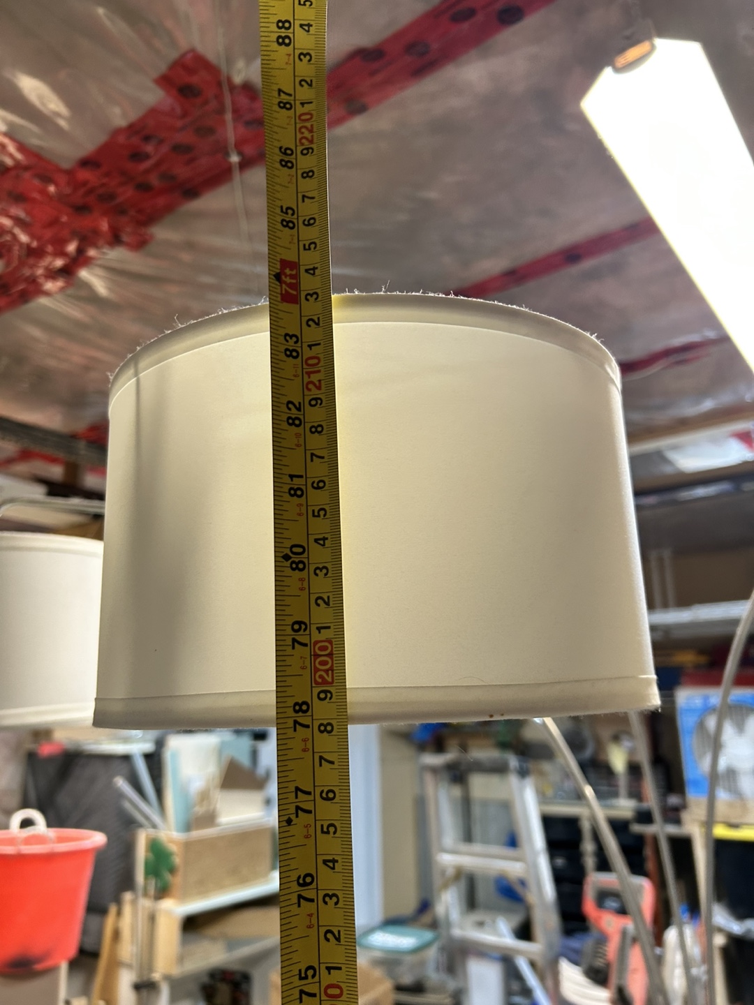 Four-light Arc Floor Lamp with Marble Base - photo 5