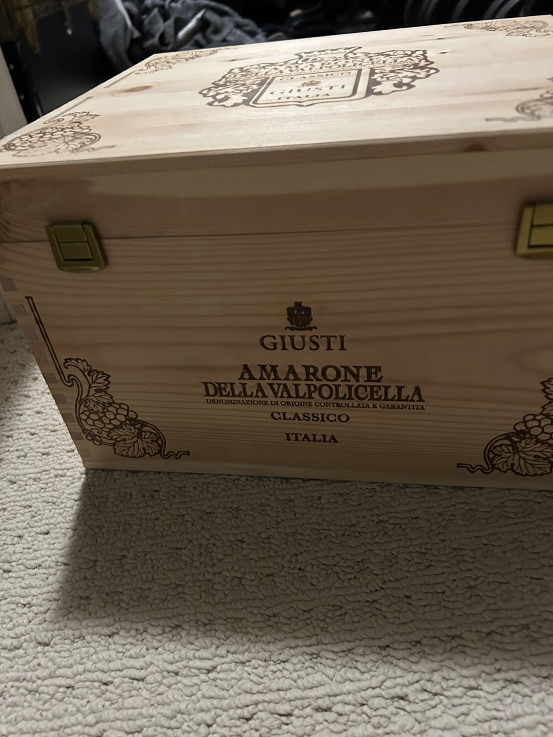 Empty Amarone della Valpolicella Wine Box - photo 3