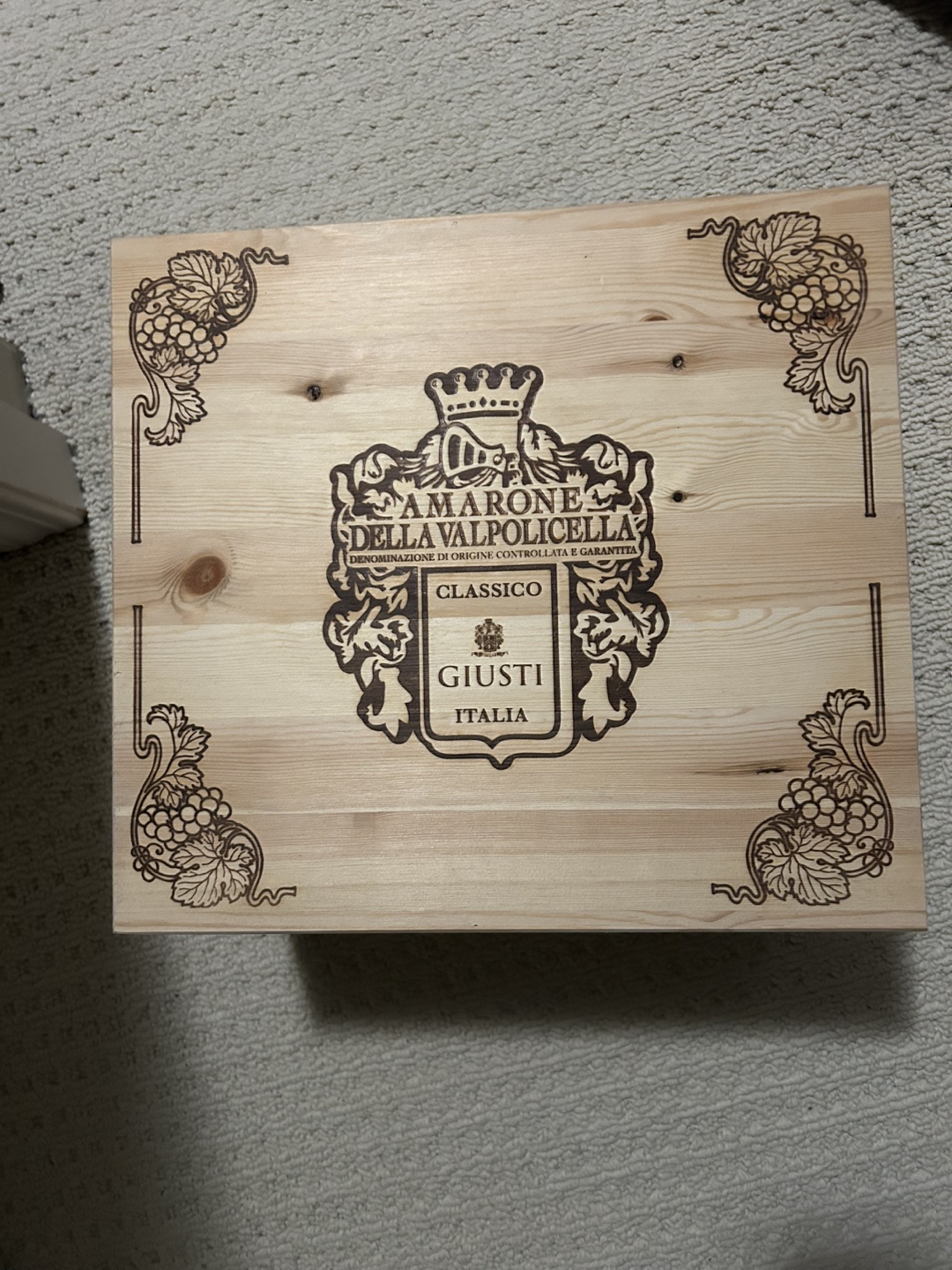 Empty Amarone della Valpolicella Wine Box - photo 2