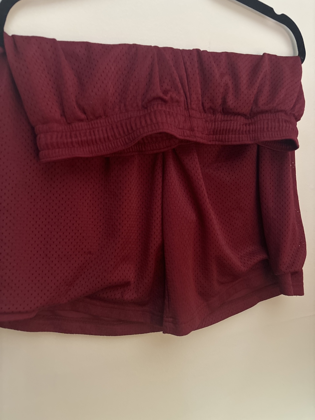 Burgundy athletic shorts - photo 2