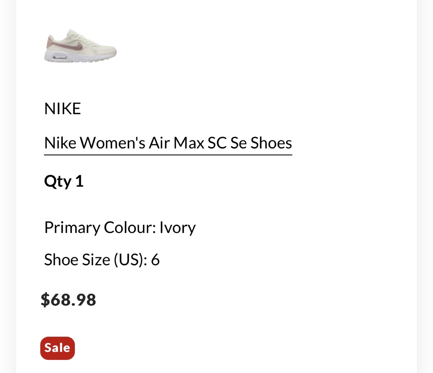 NIKE Nike Women's Air Max SC - photo 5