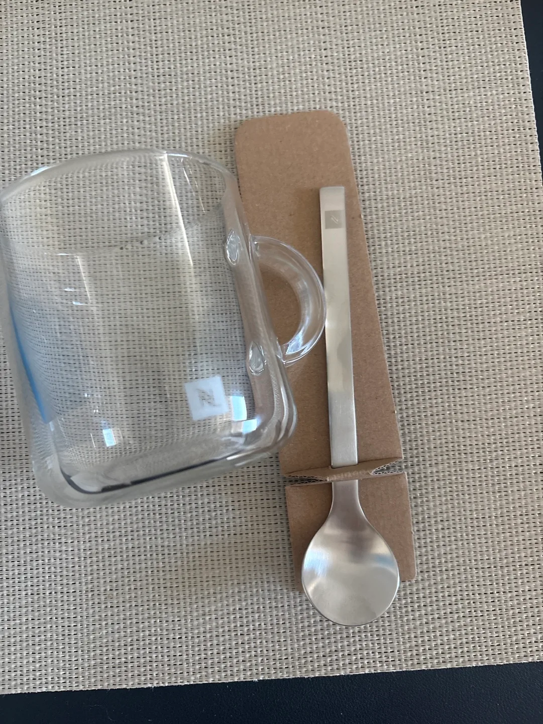 2 sets Nespresso Vertuo Gran Lungo Glass Cups with Spoons 💚 image indicator(3)