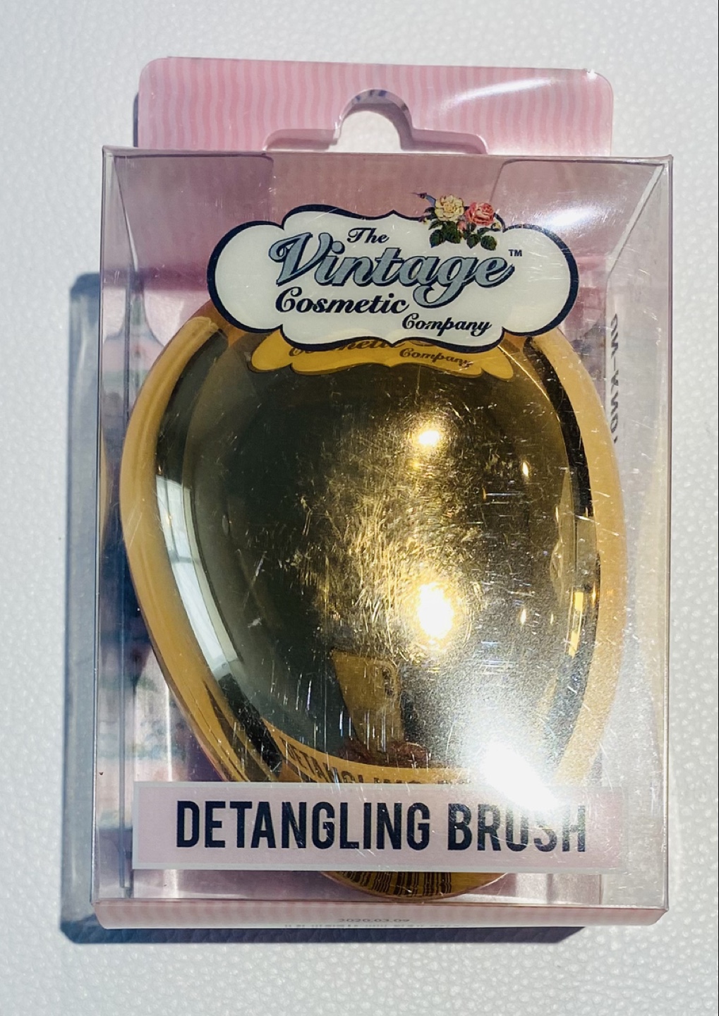 The Vintage Cosmetic Company Gold Detangling Brush