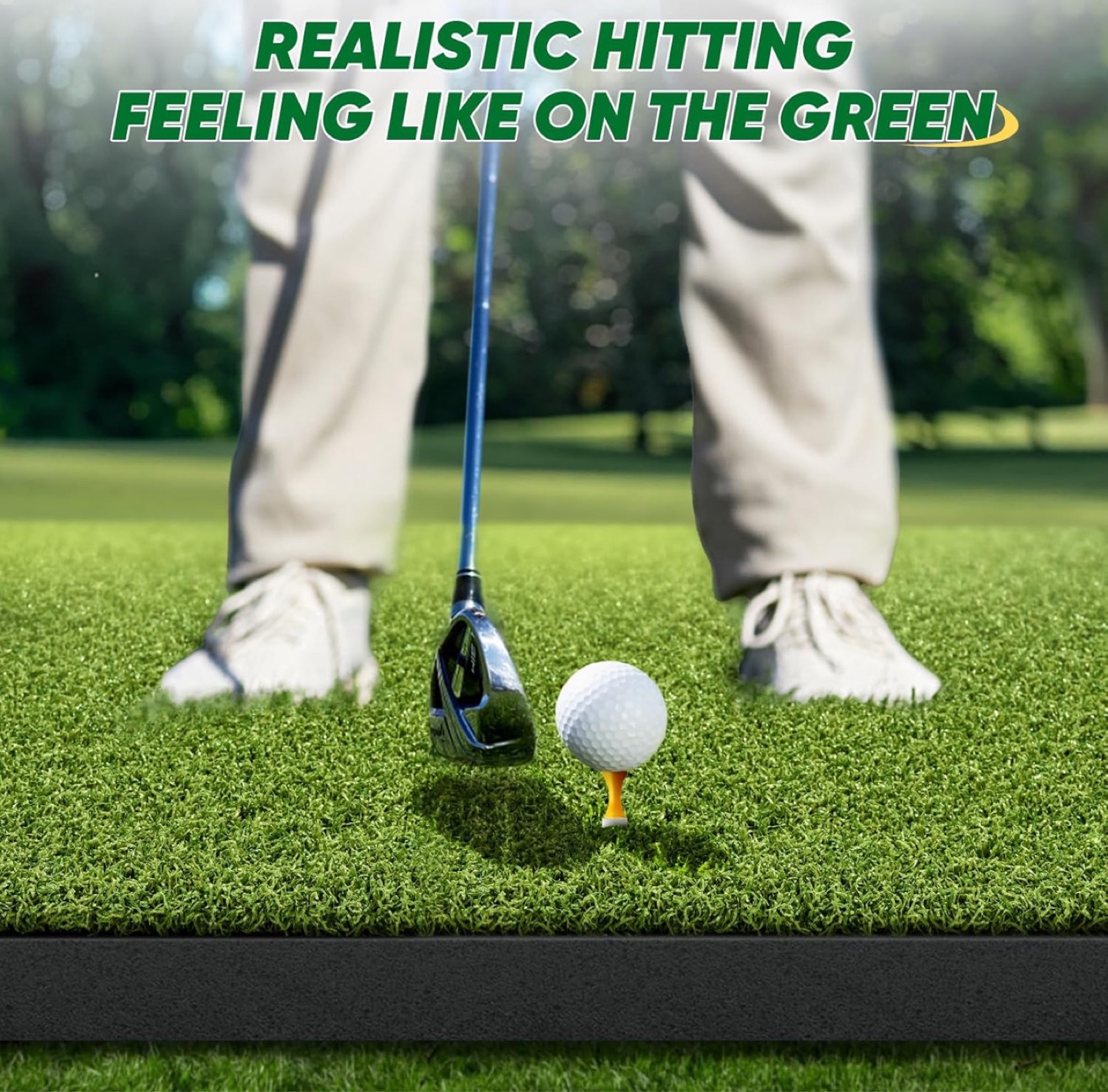 Golf Practice Mat with Balls and Tees - photo 3