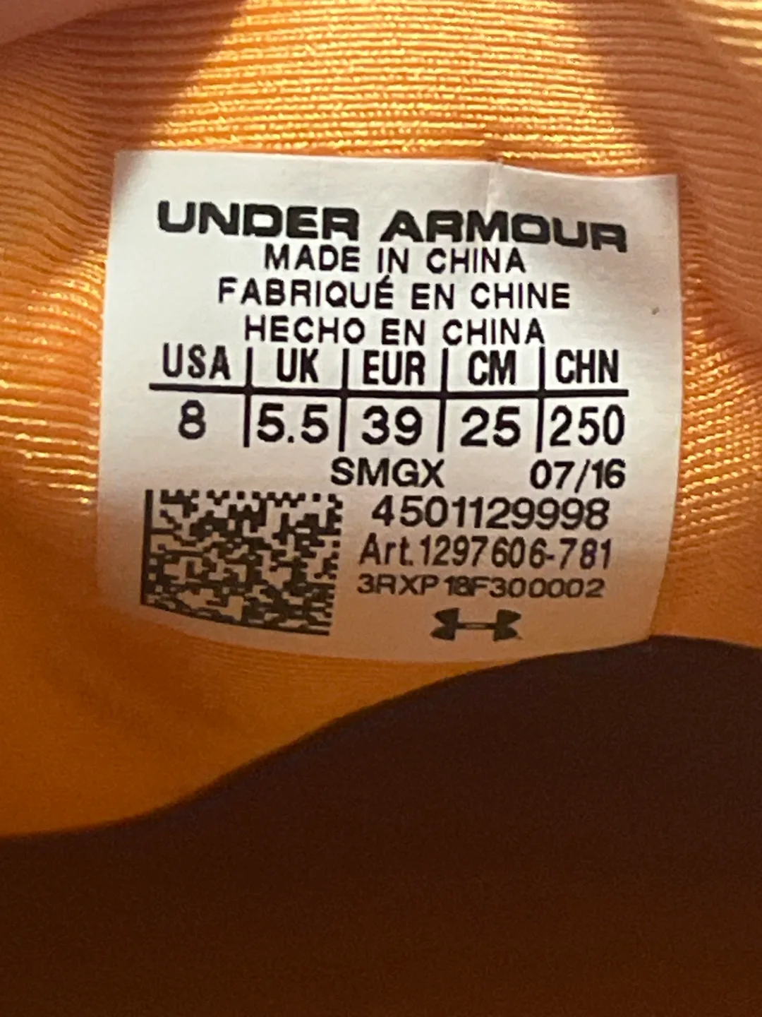 Under Armour Women's Size 8 Low-Top Sneakers image indicator(3)