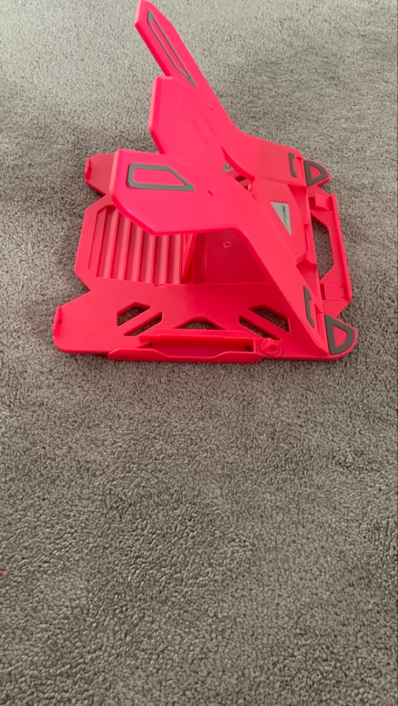 Pink Laptop Stand - Portable & Adjustable image indicator(2)