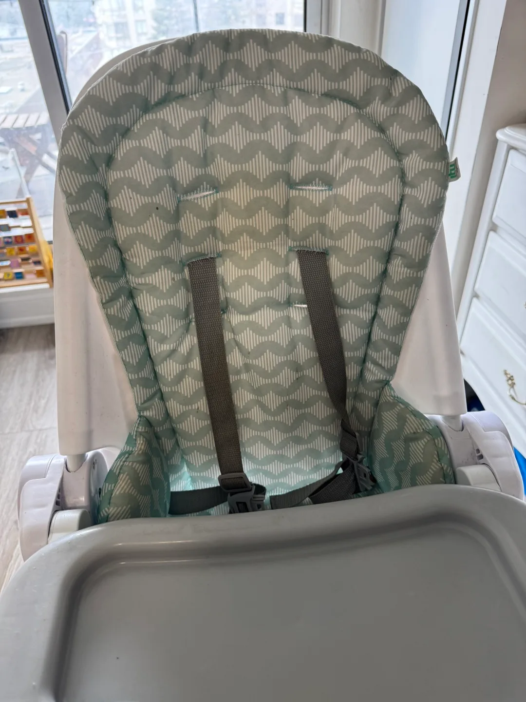 Baby High Chair - Teal and Grey image indicator(6)