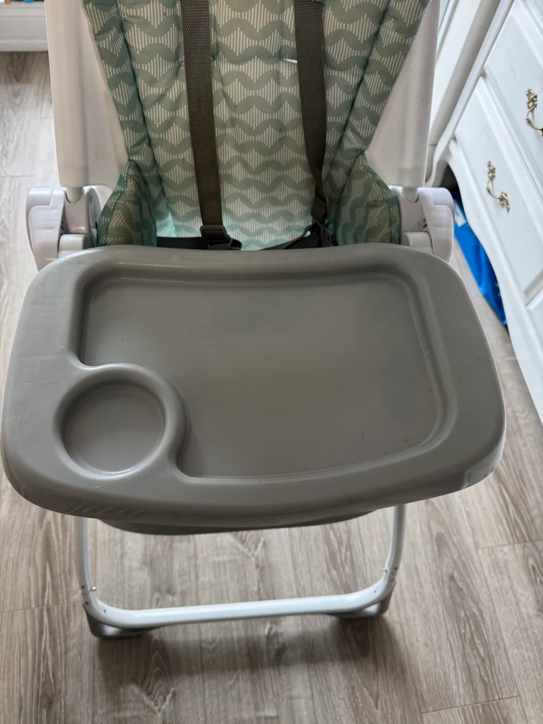 Baby High Chair - Teal and Grey image indicator(7)