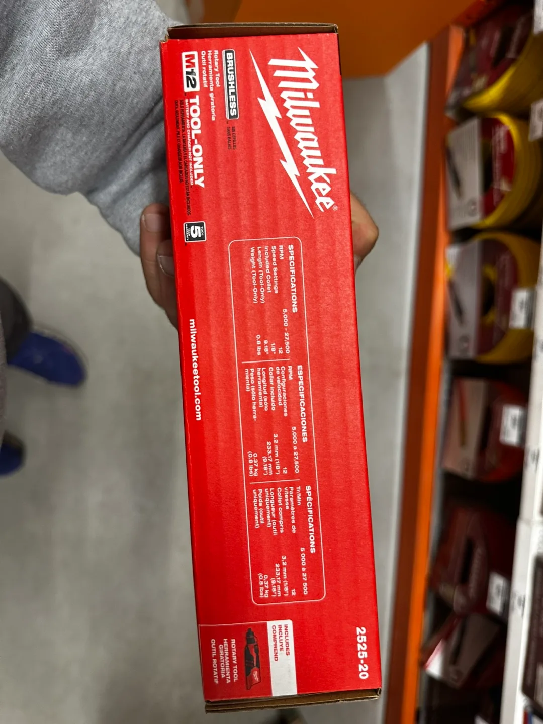 Milwaukee M12 Fuel 2555-20 Brushless Impact Driver - Tool Only image indicator(2)