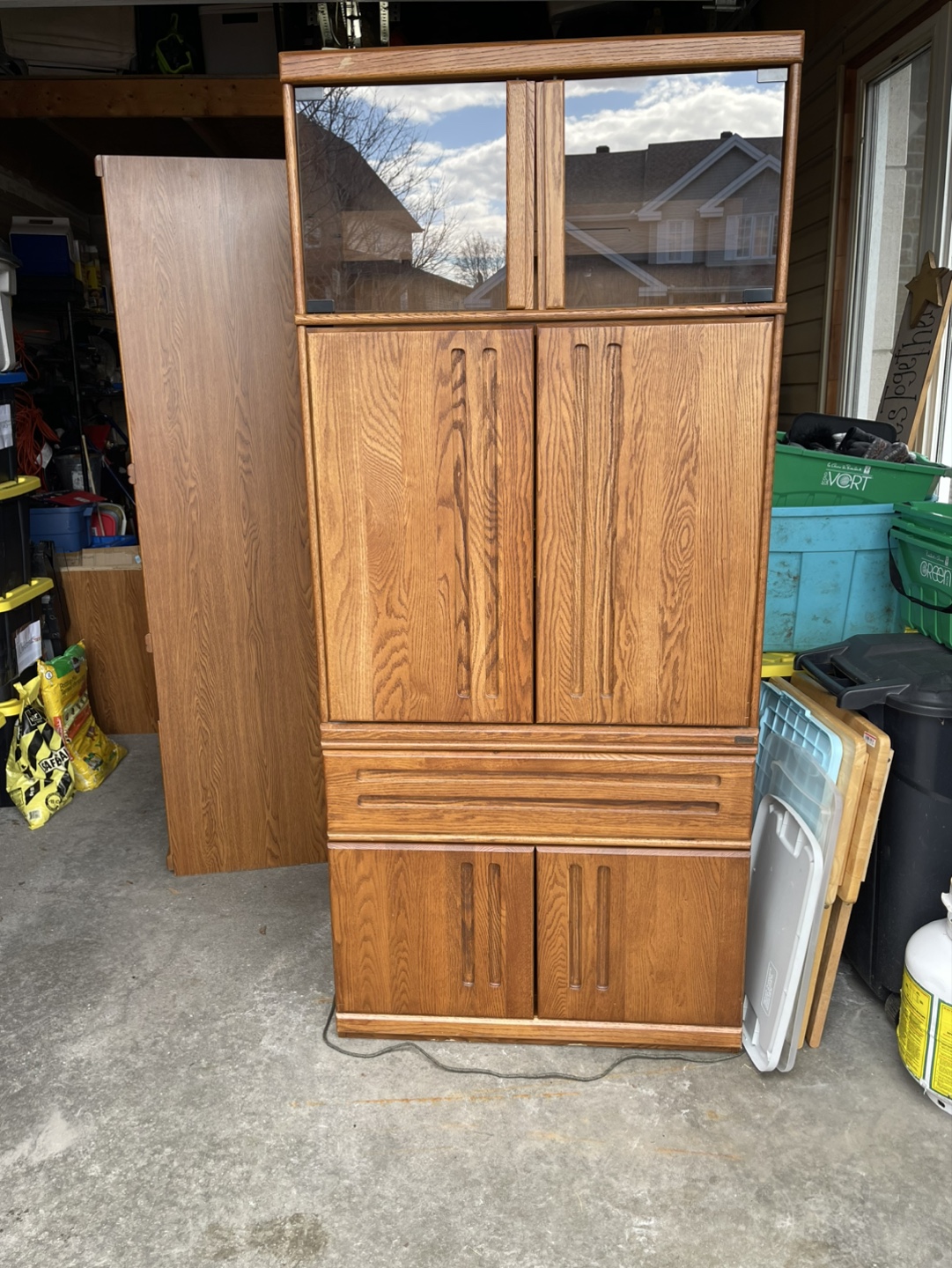 Oak Entertainment Center