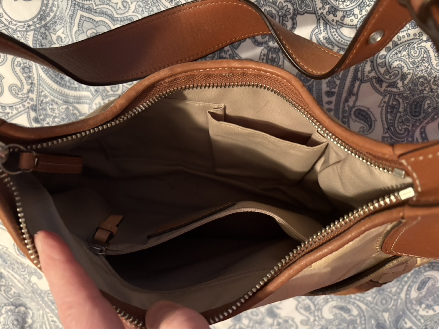 Coach Shoulder Bag Tan & Beige - photo 3