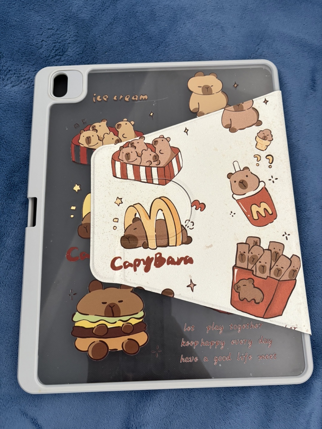 Adorable Capybara iPad Case iPad Air 6 13inch - photo 2