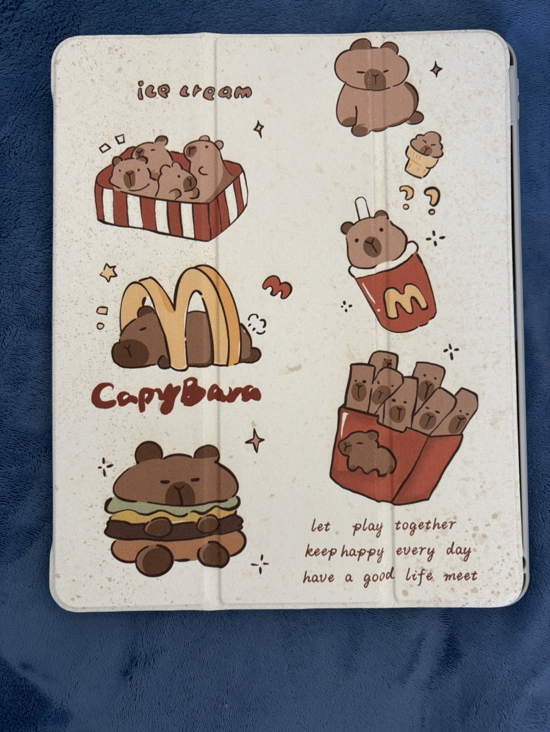 Adorable Capybara iPad Case iPad Air 6 13inch
