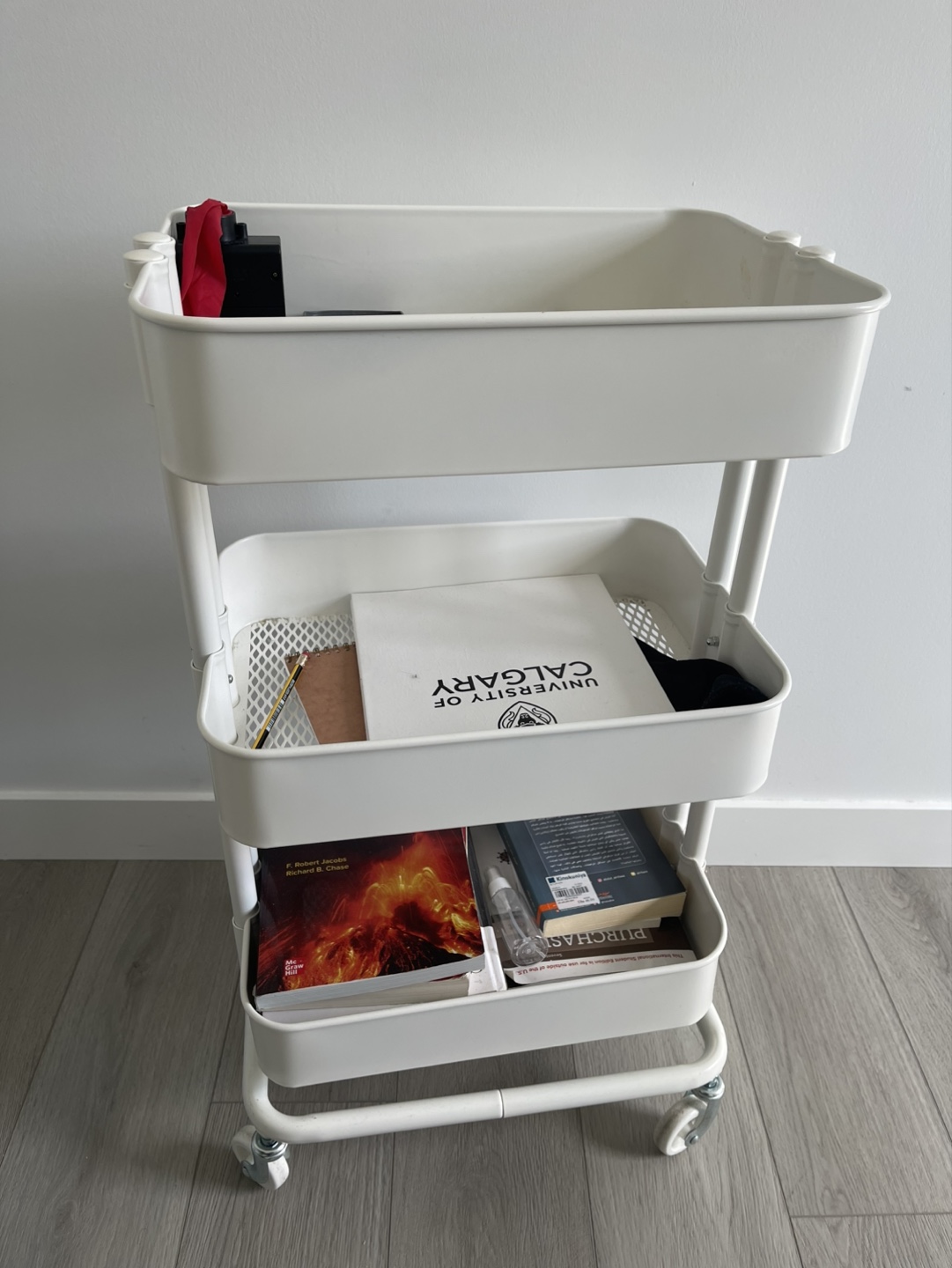 Three-Tier Rolling Cart - White from ikea