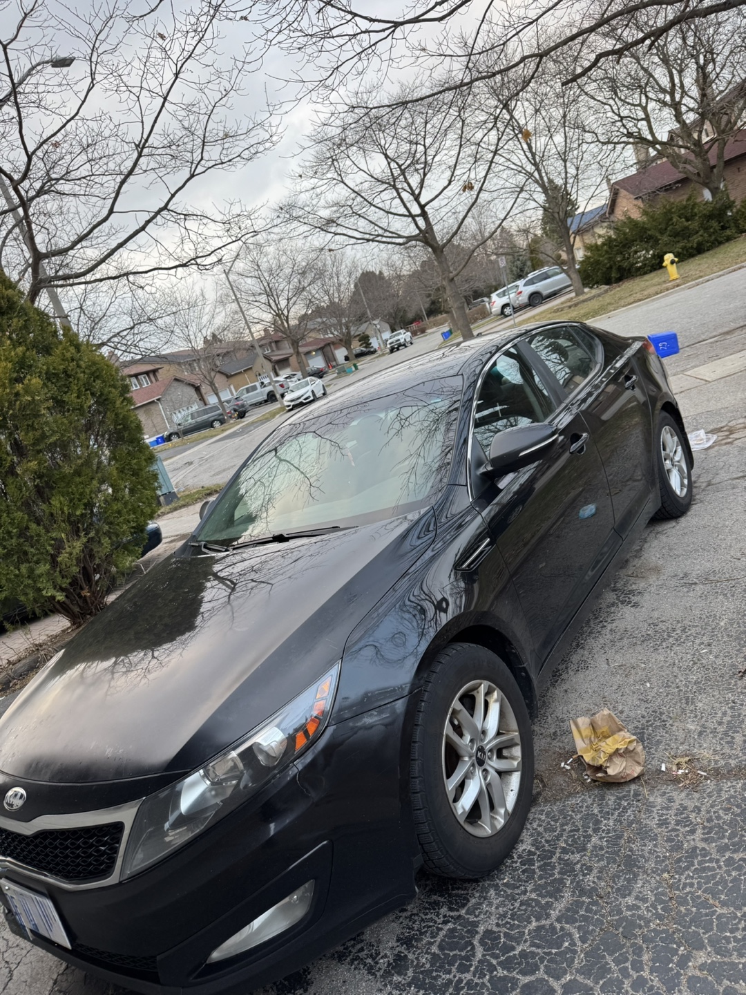 Kia Optima - Black Sedan 2014
