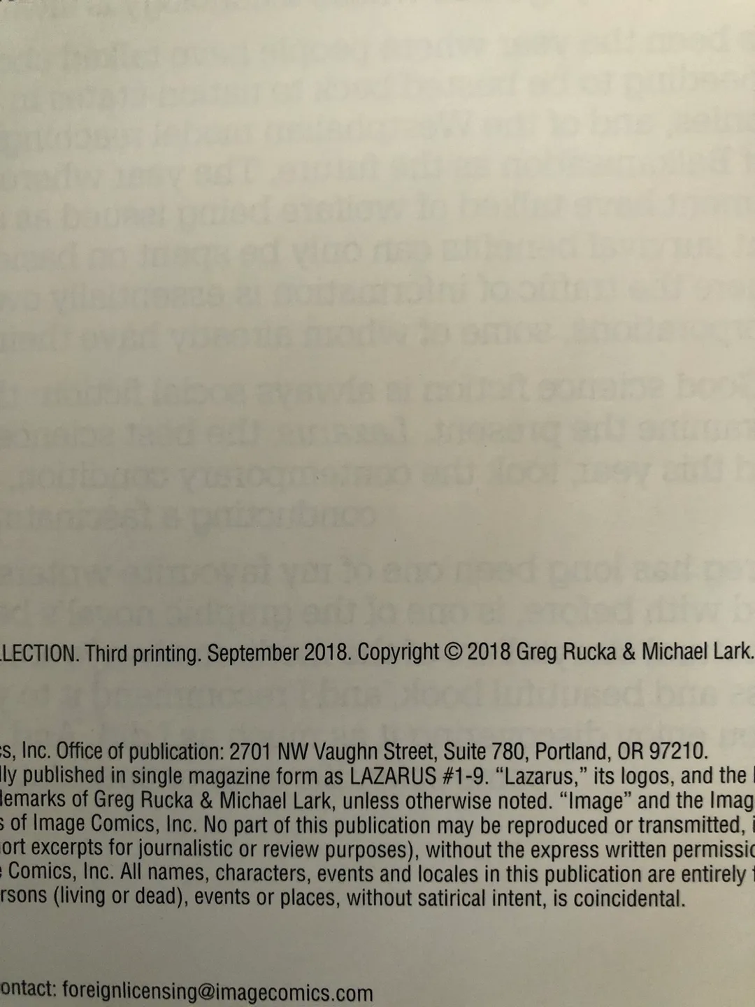 Lazarus Hardcover Collection entire series image indicator(3)