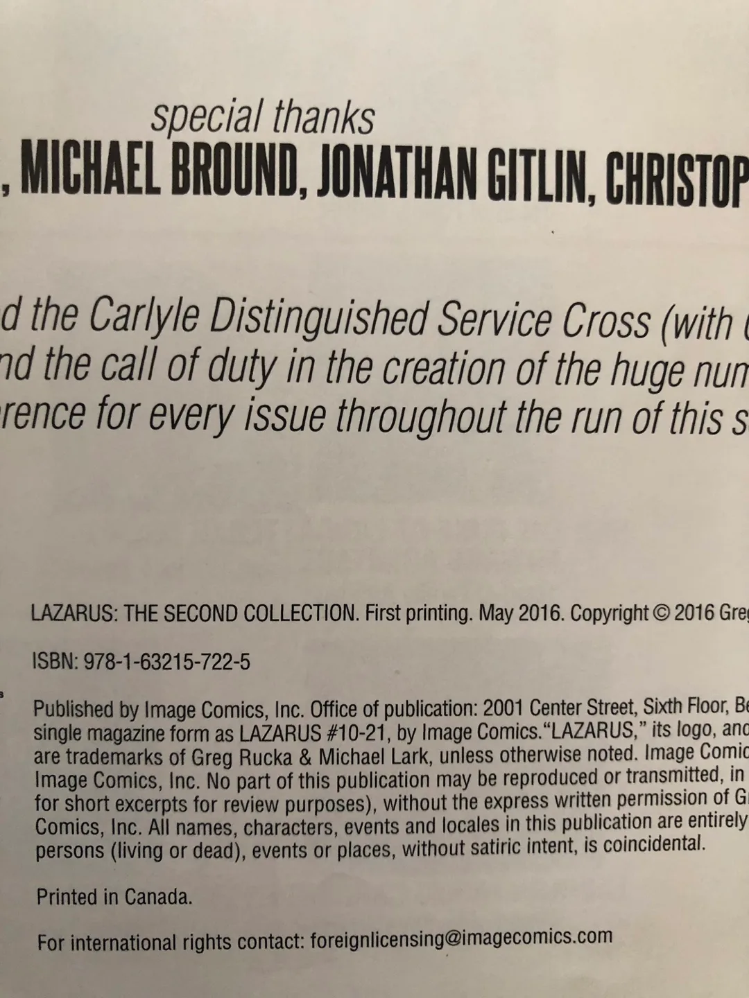 Lazarus Hardcover Collection entire series image indicator(6)