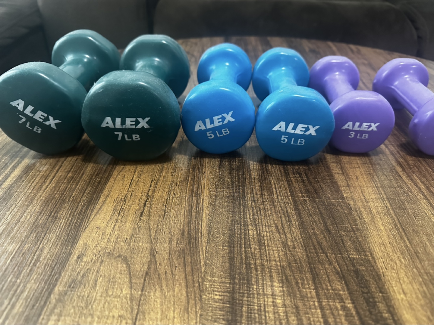 ALEX Dumbbell Set - 3, 5, & 7 lb