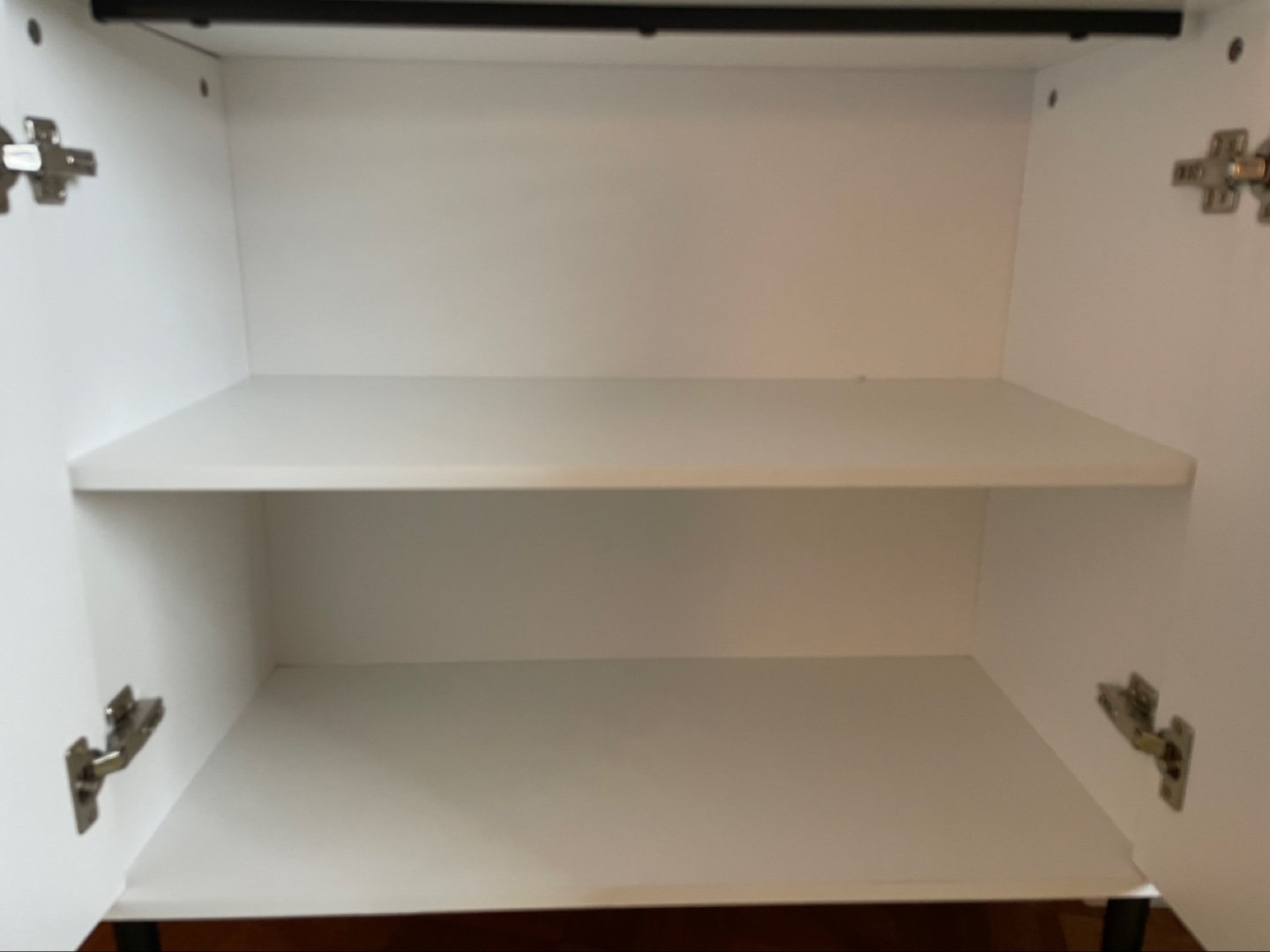 White Cabinet with Black Legs - photo 3