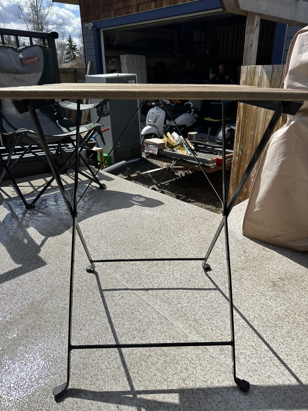 Pair of Folding Bistro Tables