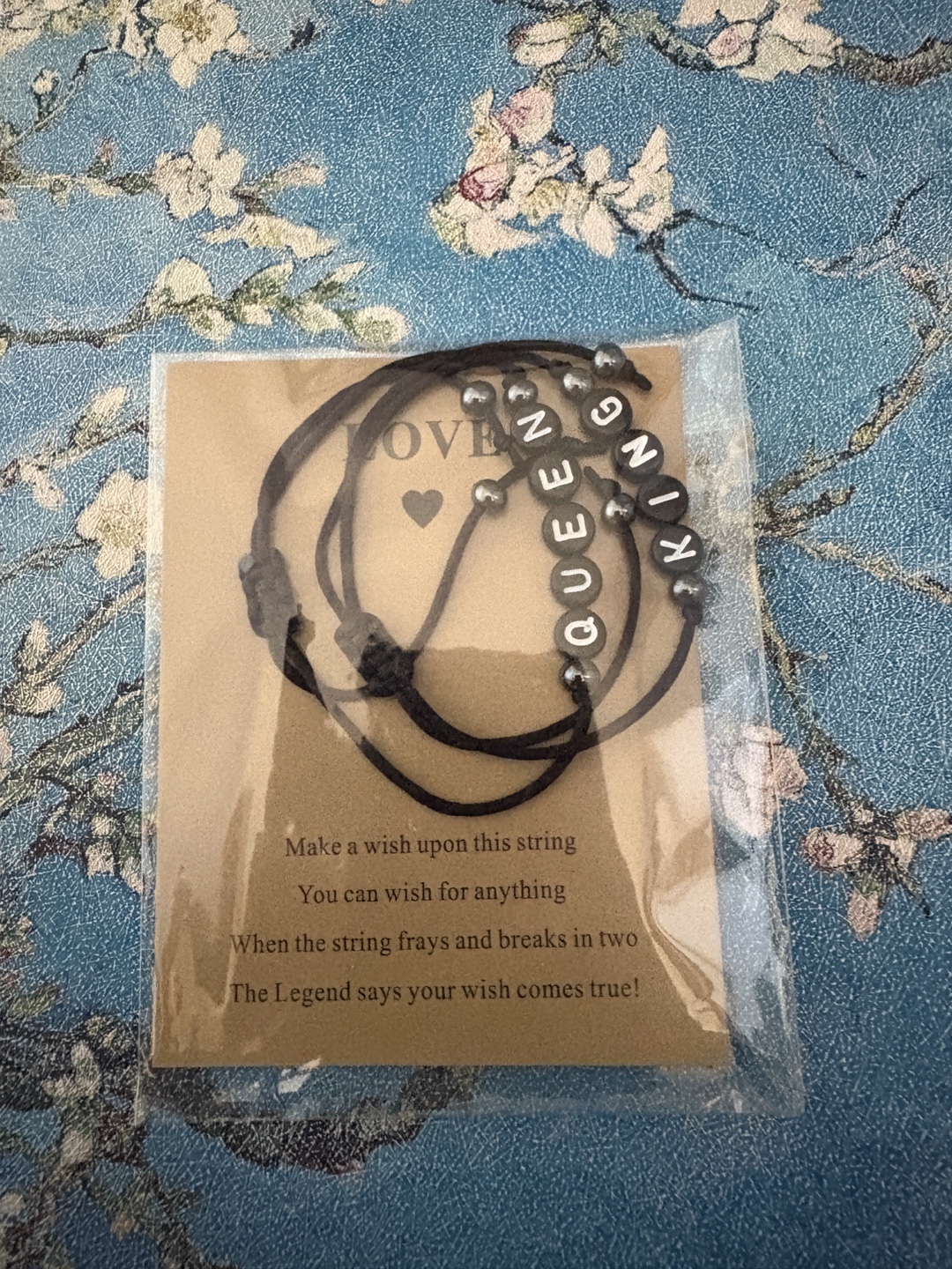 King and Queen Couple Wish Bracelets