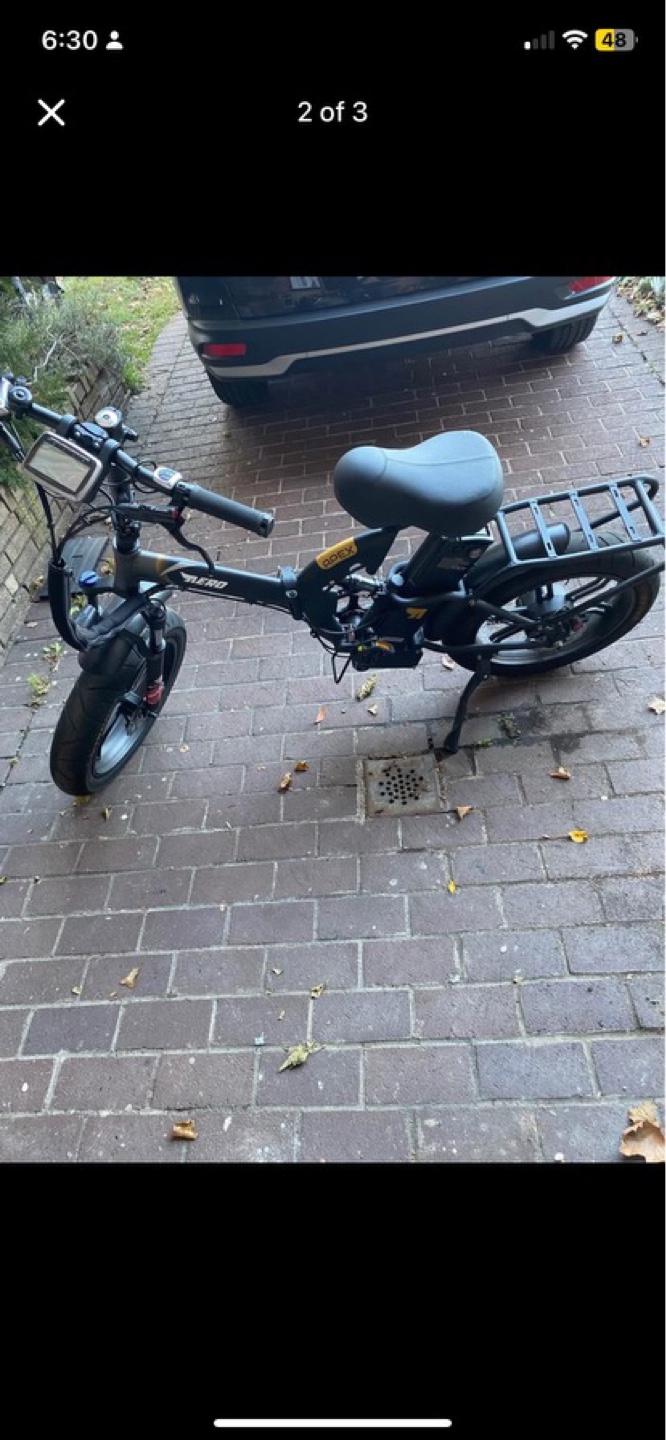 Aero Apex LEFF8720 Fat Tire Electric Bike - photo 3