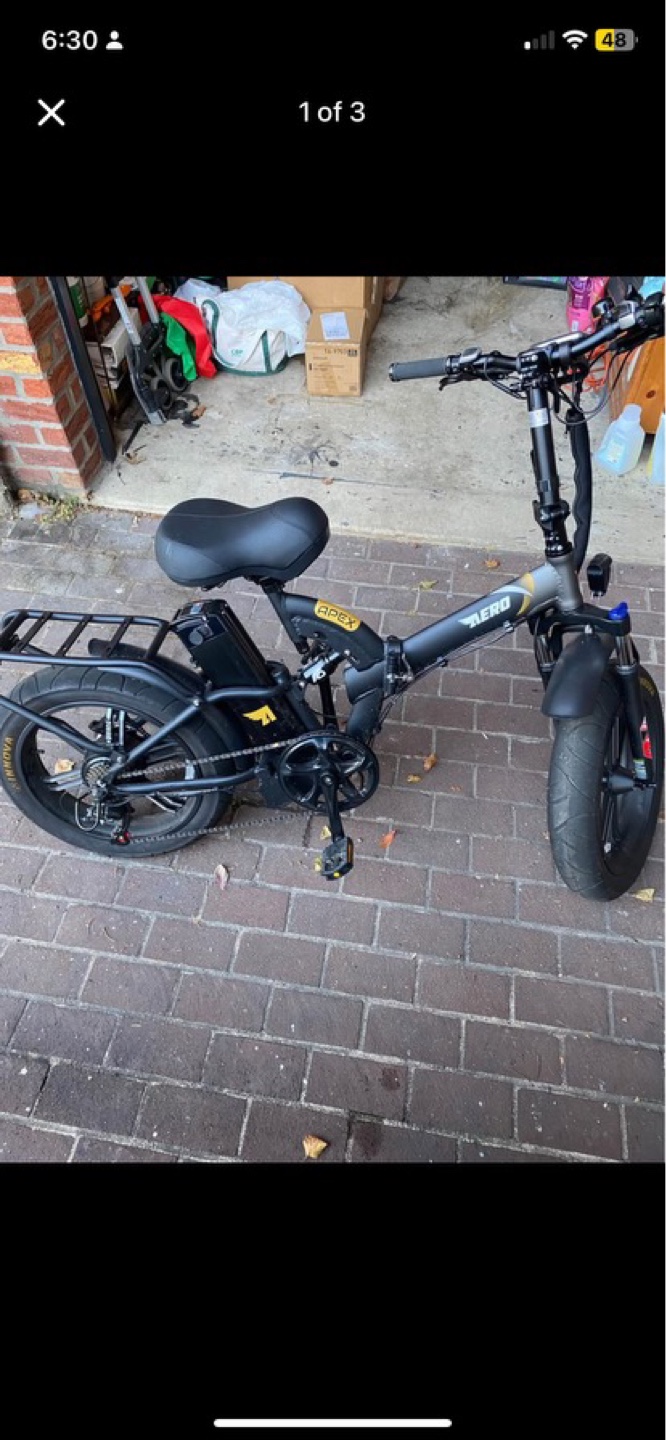 Aero Apex LEFF8720 Fat Tire Electric Bike - photo 2