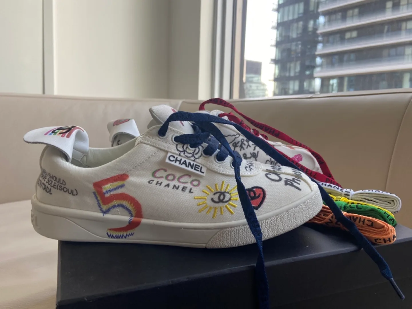 Chanel x Pharrell Williams Graffiti Sneakers image indicator(2)