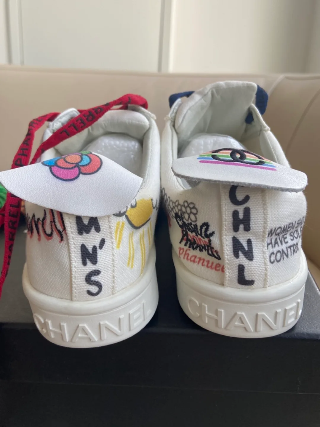Chanel x Pharrell Williams Graffiti Sneakers image indicator(6)