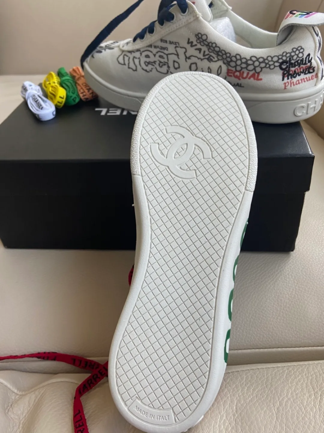 Chanel x Pharrell Williams Graffiti Sneakers image indicator(5)