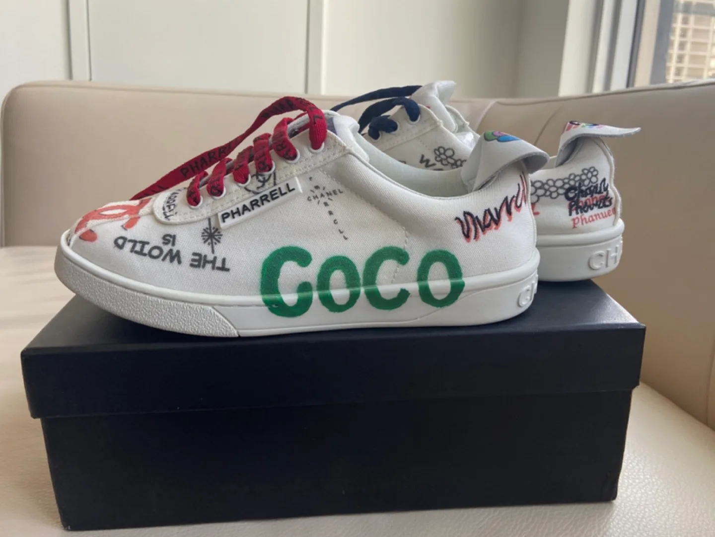 Chanel x Pharrell Williams Graffiti Sneakers image indicator(4)