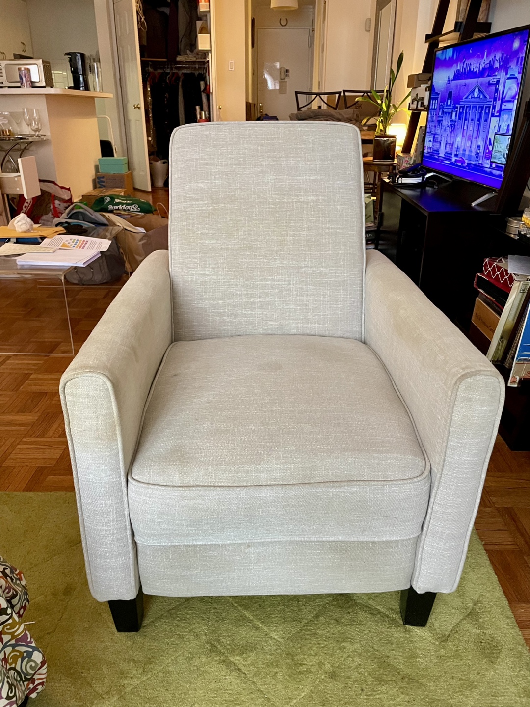 Beige Recliner Chair