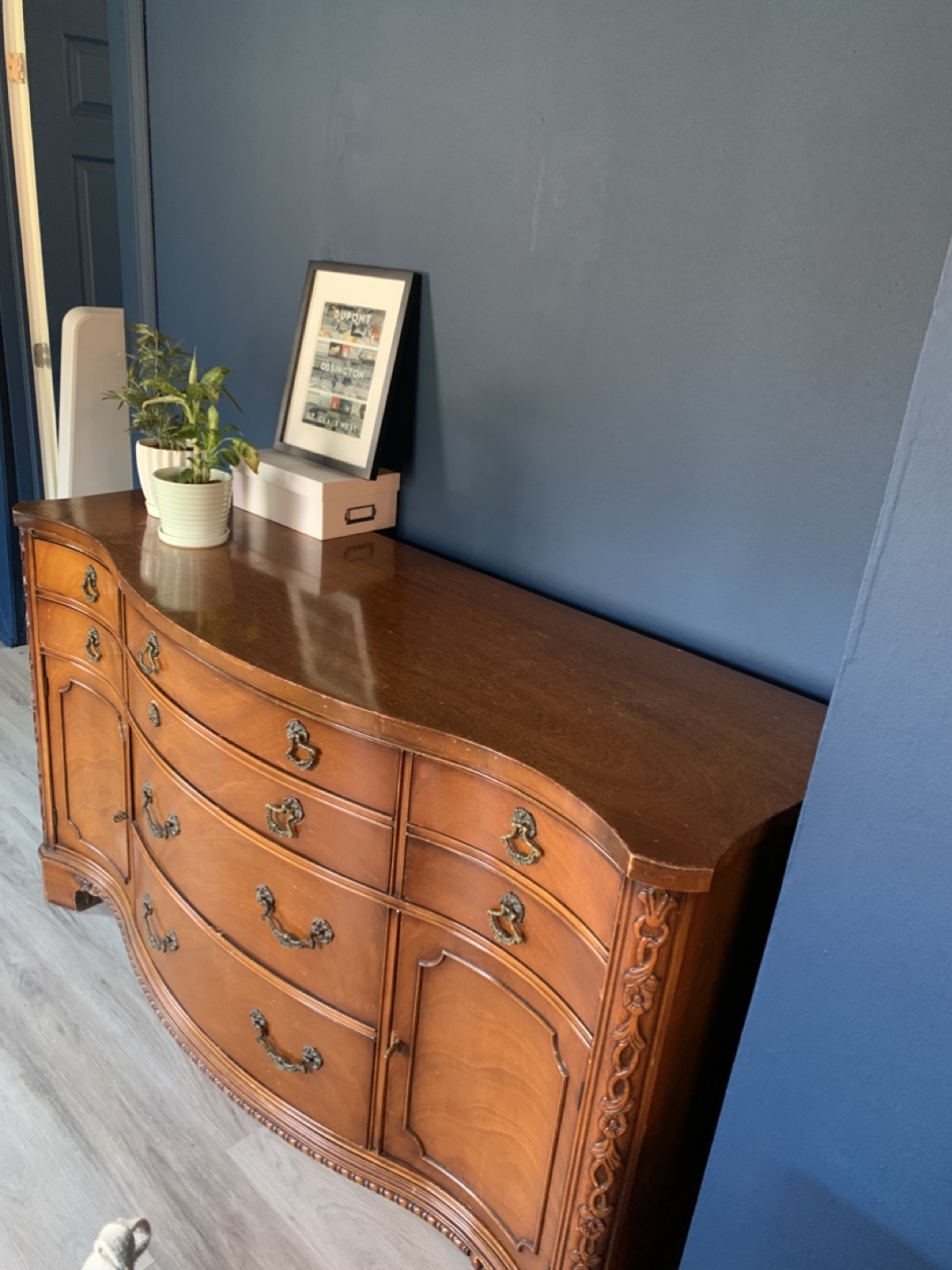 Vintage Wooden Buffet Server - photo 4