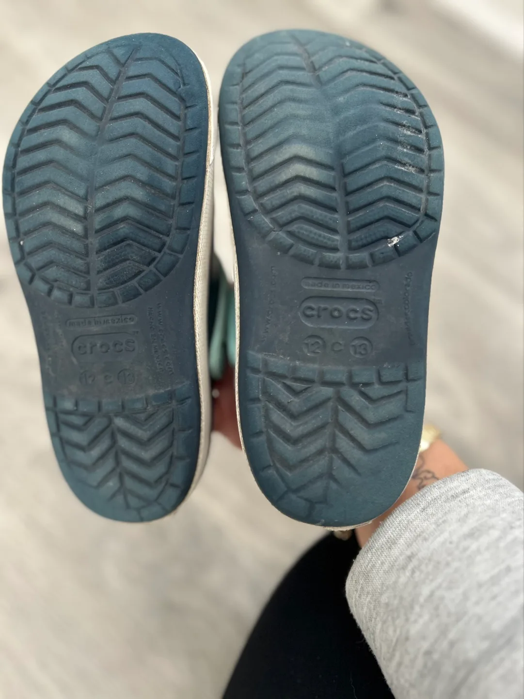 Crocs Kids' Size C12/C13 Navy Blue Clogs image indicator(2)