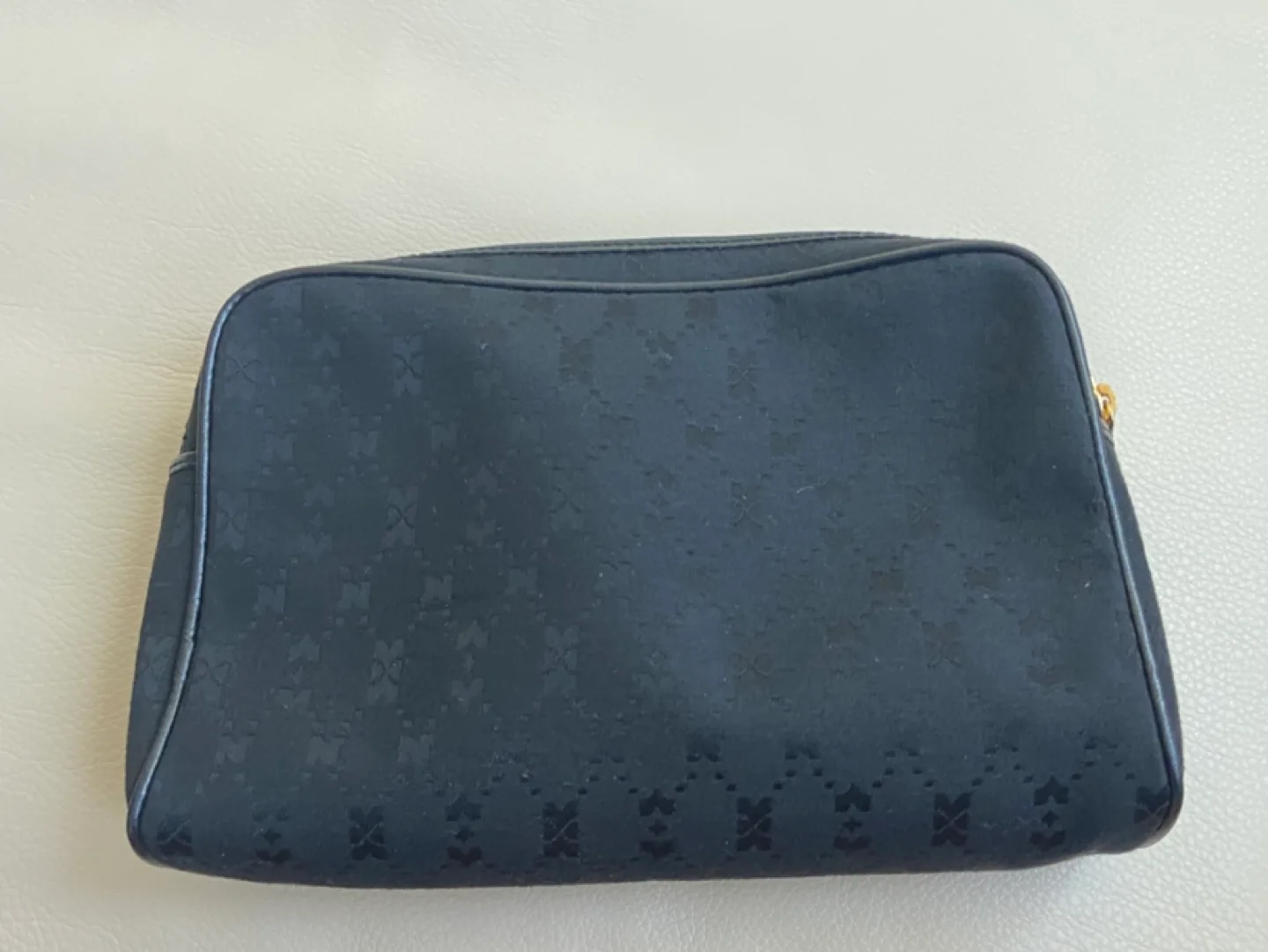 Authentic Nina Ricci Paris Black /Gold Pouch image indicator(4)