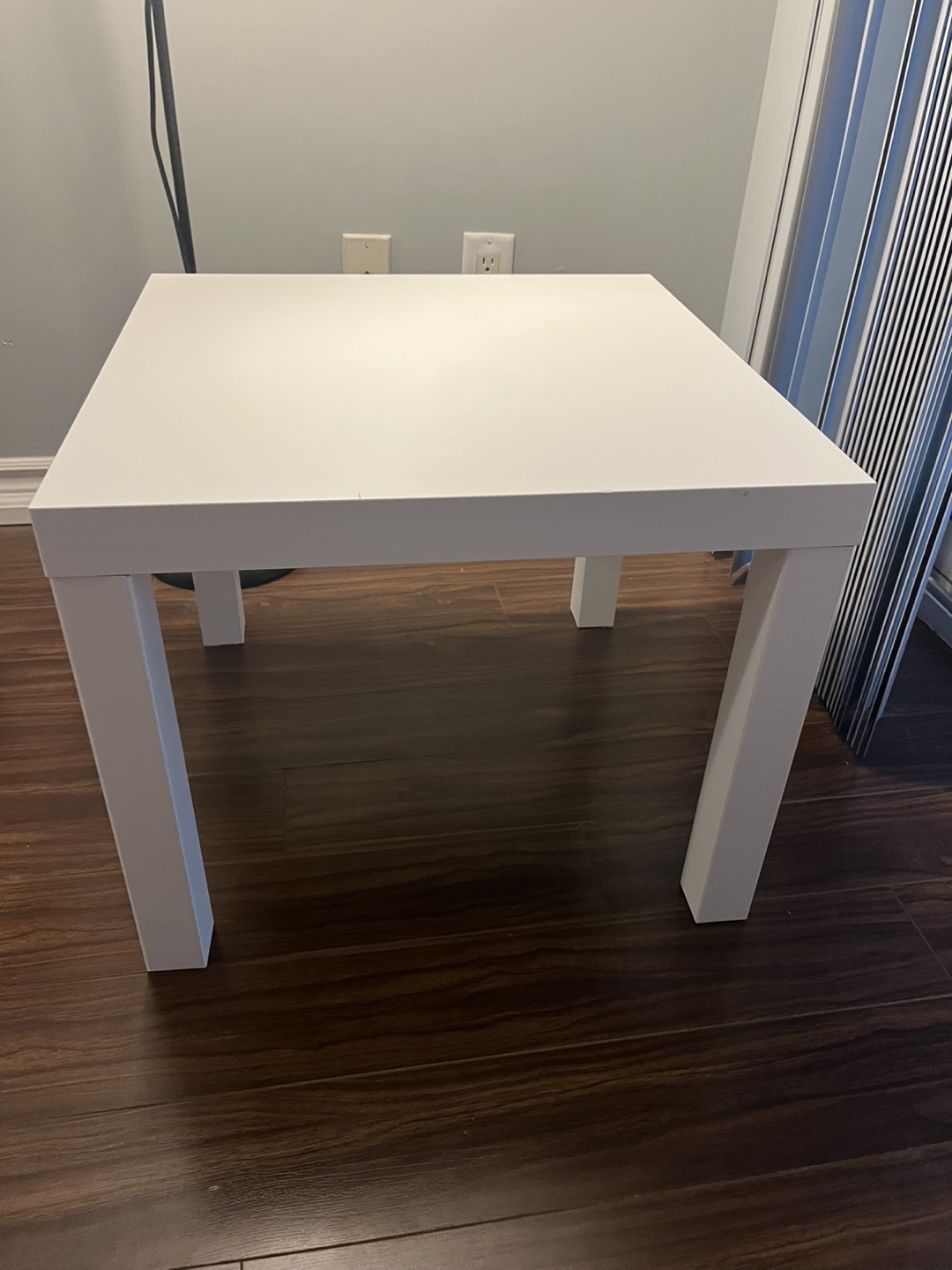 IKEA White Square End Table
