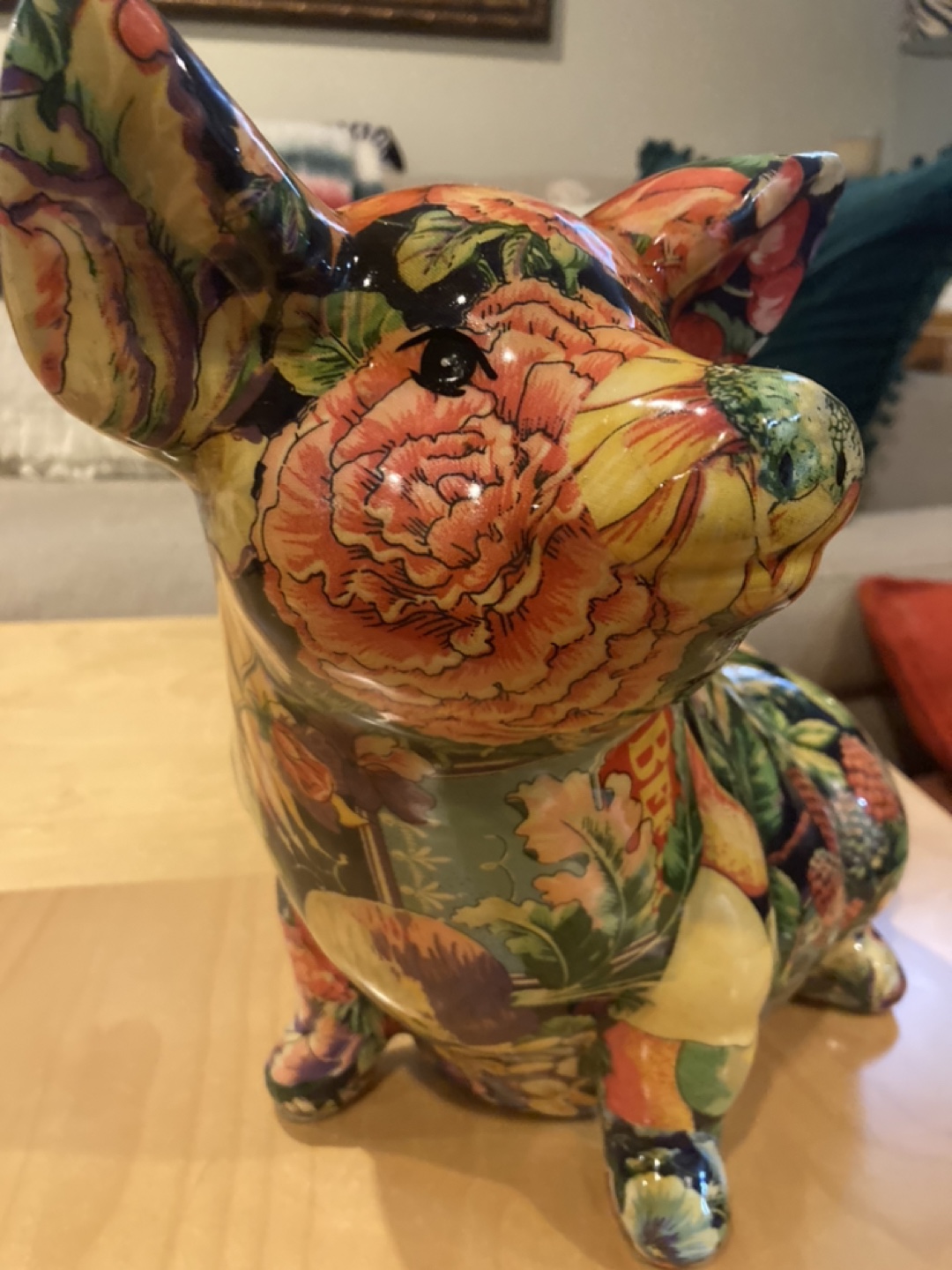 Large colorful pig - photo 3