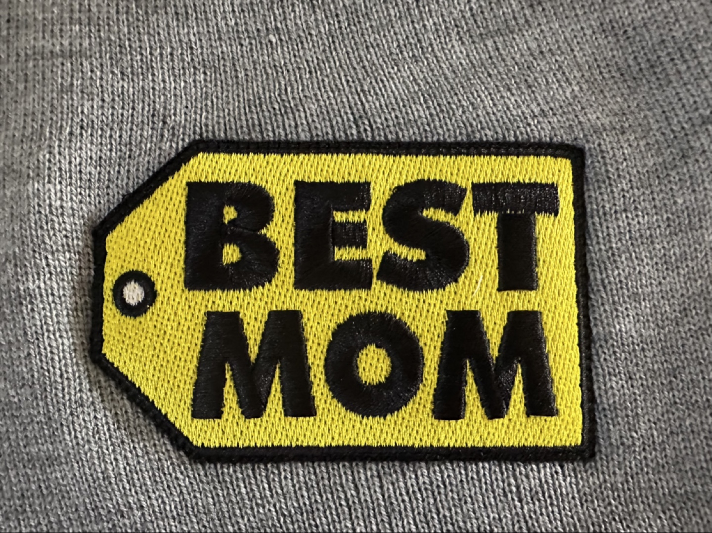Best Mom Yellow Patch