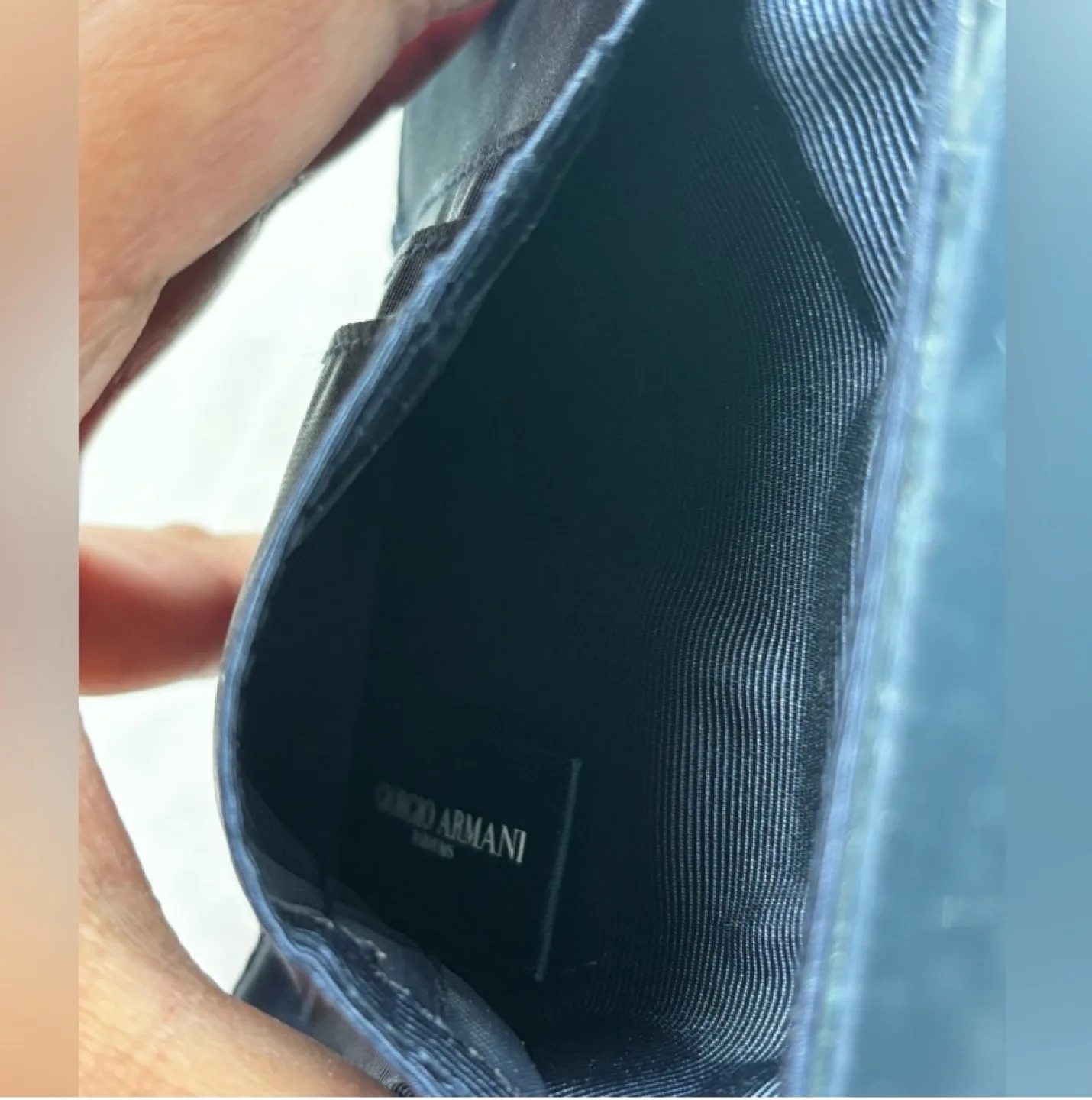 Giorgio Armani  Card Holder with Compact Mirror image indicator(4)