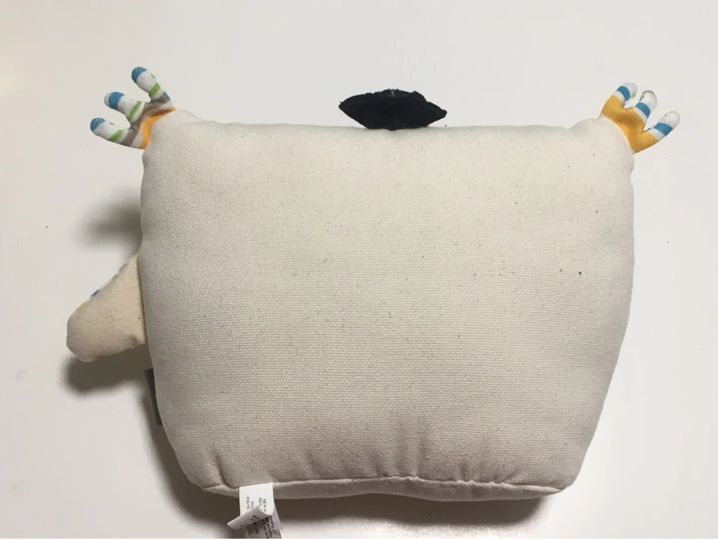 💚 Cute Owl Graduation Plushie Pillow White Orange Comfortable image indicator(2)