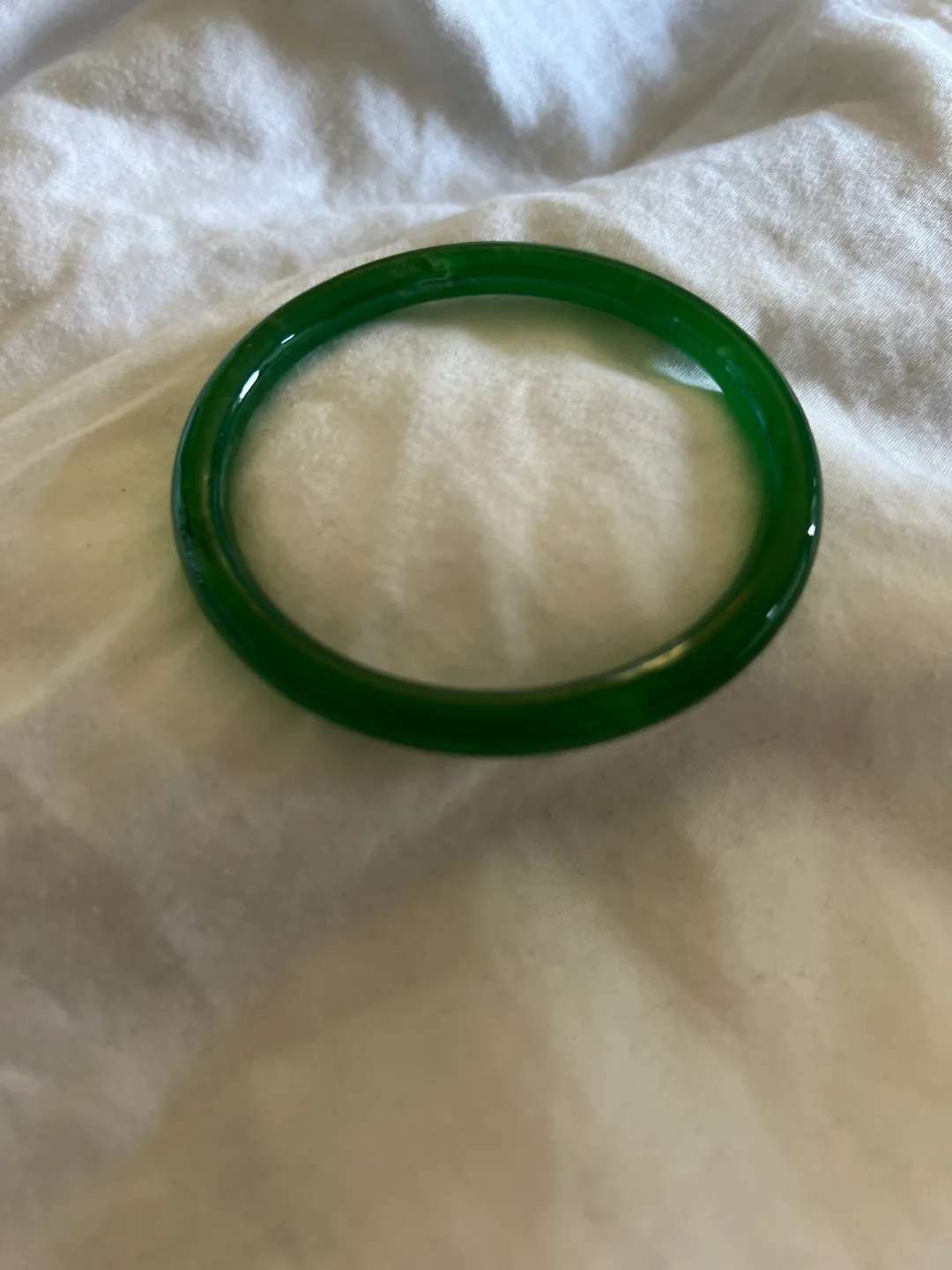 Green Jade Bangle Bracelet 💚 image indicator(3)