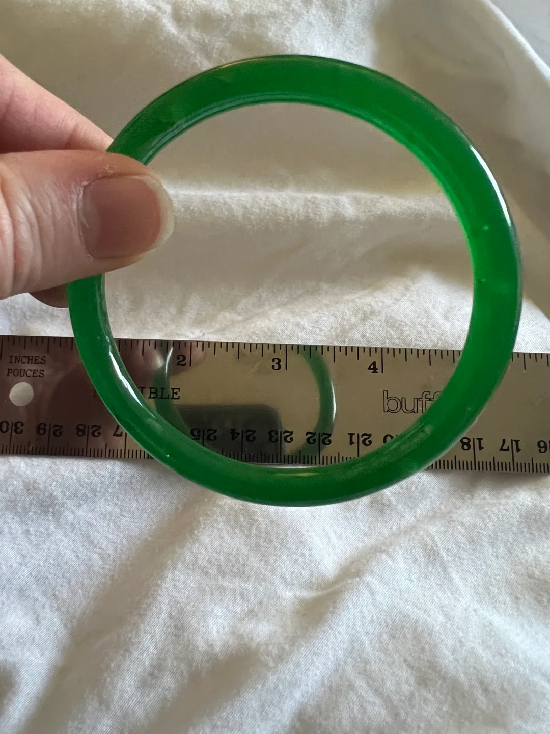 Green Jade Bangle Bracelet 💚 image indicator(5)