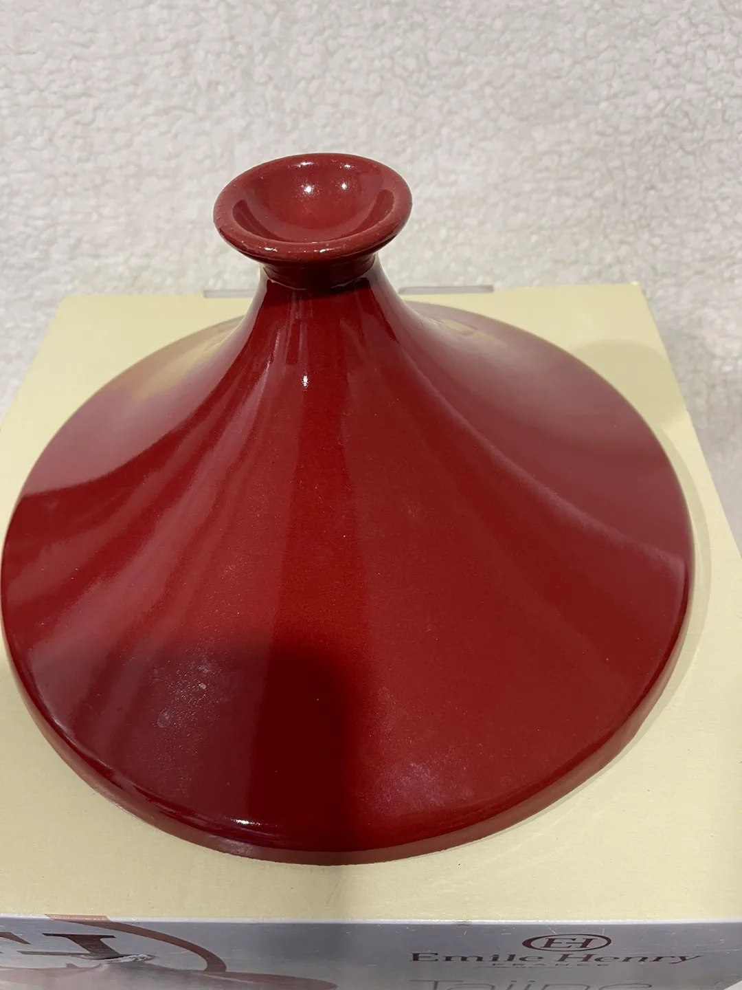 Emile Henry Tajine Grand Cru Lid Only image indicator(3)