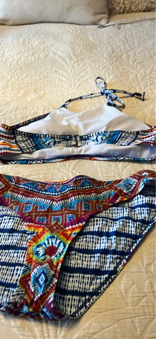 Women's Colorful Halter Bikini Set image indicator(5)