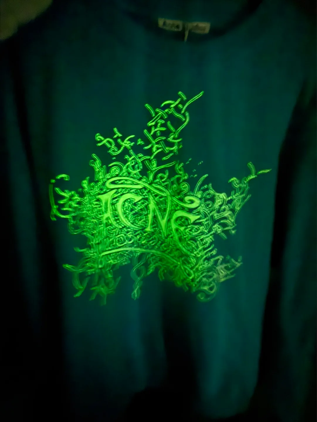 Acne Studios Glow-in-the-Dark Sweatshirt - Size Large image indicator(5)