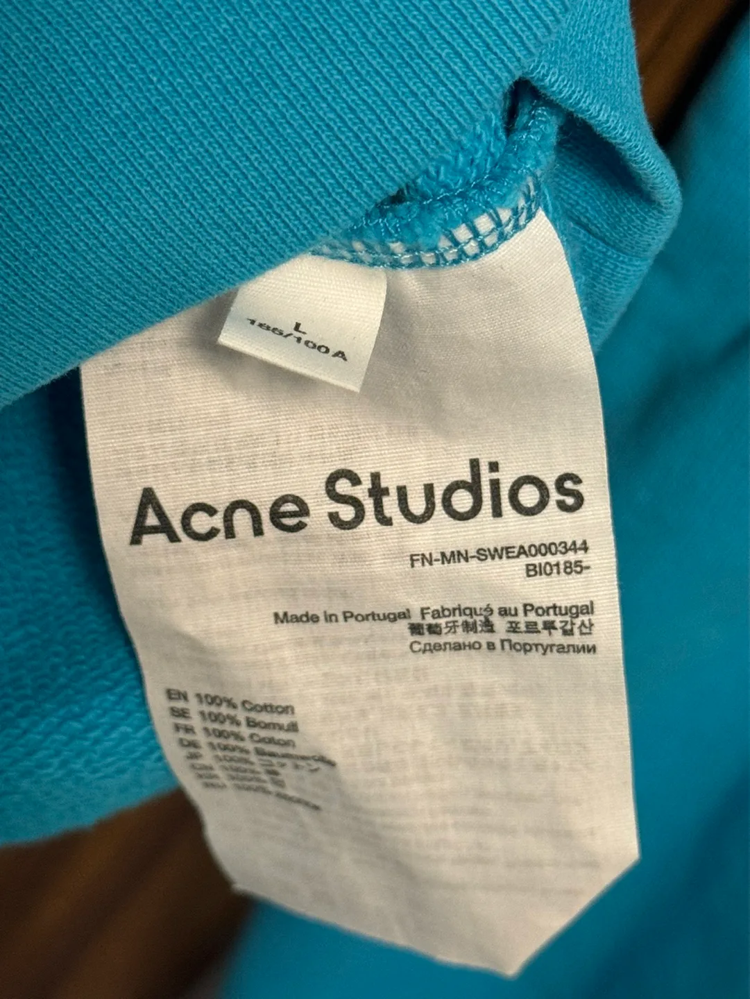 Acne Studios Glow-in-the-Dark Sweatshirt - Size Large image indicator(4)