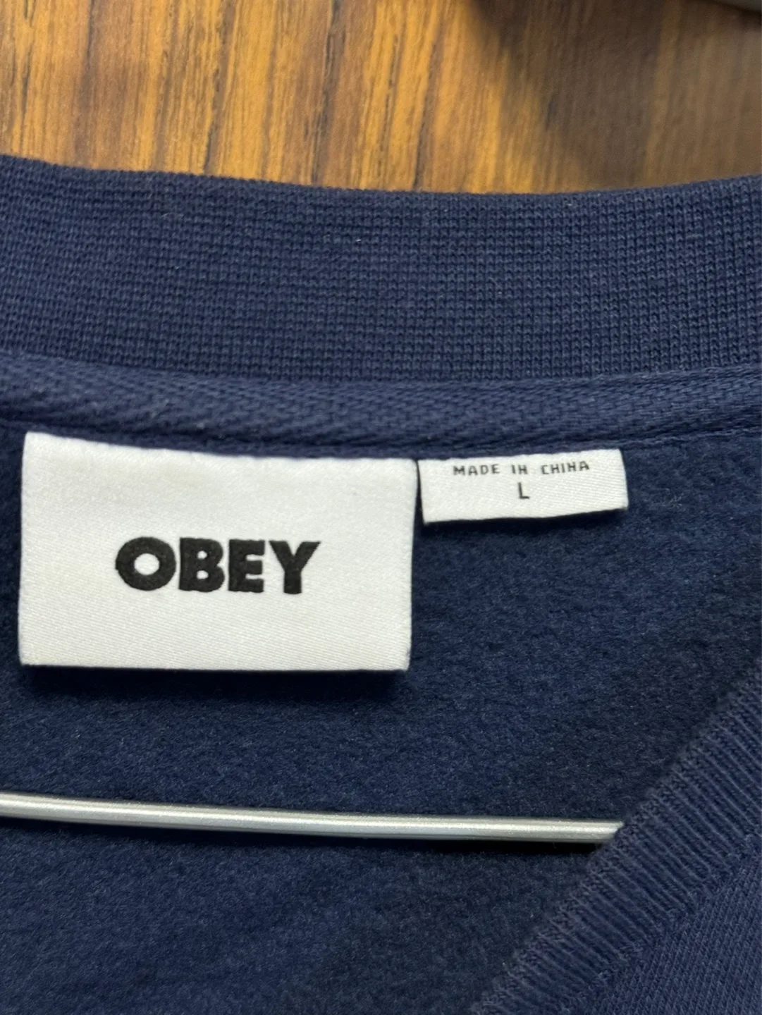 Obey Records Crewneck Sweatshirt - Size Large image indicator(2)